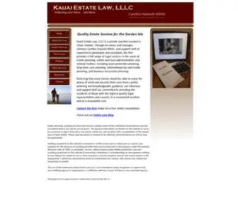 Kauaiestatelaw.com(Kauai Estate Law) Screenshot