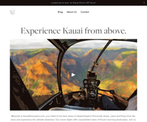 Kauaihelicopters.com(Kauaihelicopters) Screenshot