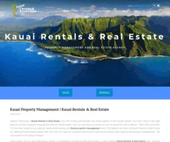 Kauairr.com(Kauai Property Management Agency) Screenshot