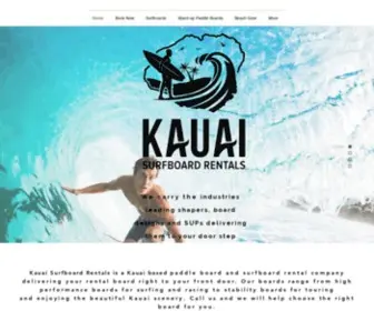 Kauaisurfboardrentals.com(Kauai Board Rentals) Screenshot