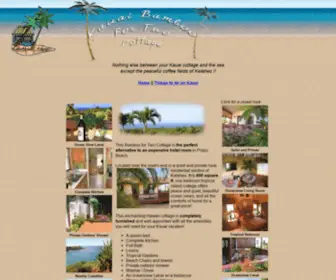 Kauaivacationcottage.net(A Kauai vacation cottage and tourist rental home) Screenshot