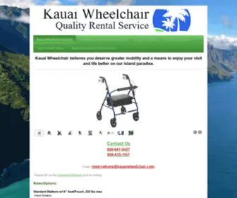 Kauaiwheelchair.com(Kauai Wheelchair) Screenshot