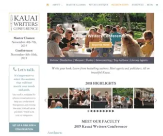 Kauaiwritersconference.com(2020 Kauai Writers Conference) Screenshot