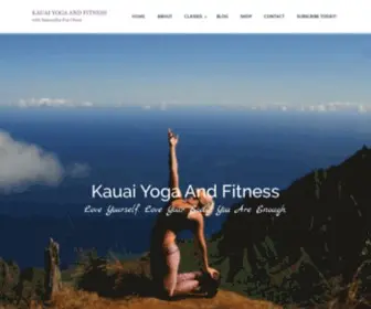 Kauaiyogaandfitness.com(Kauai Yoga and Fitness) Screenshot