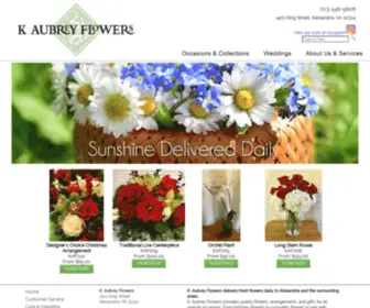 Kaubreyflowers.com(K Aubrey Flowers) Screenshot