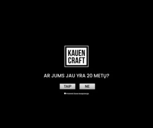 Kauencraft.lt(Energiniai gėrimai) Screenshot