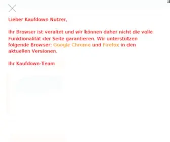 Kaufdown.de(SZ Kaufdown) Screenshot