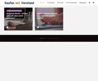 Kaufenmitverstand.de(Online Kaufen) Screenshot