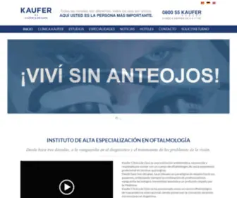 Kaufer.com(Clínica de Ojos) Screenshot