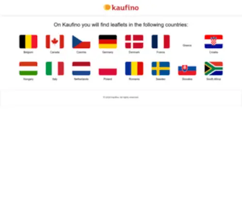 Kaufino.com(Flyers) Screenshot