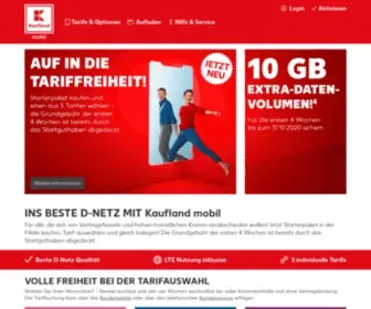 Kaufland-Mobil.de(Entdecken Sie die günstigen Prepaid) Screenshot