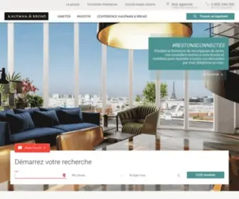 Kaufmanbroad.fr(Programmes Immobiliers Neufs) Screenshot