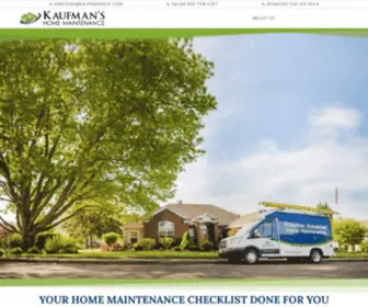 Kaufmanhelp.com(Salem Oregon Handyman Service) Screenshot