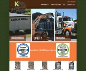 Kaufmanmulch.com(Kaufman Mulch) Screenshot