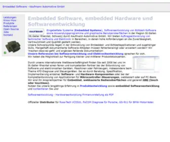 Kaufmann-Automotive.ch(Embedded Software) Screenshot