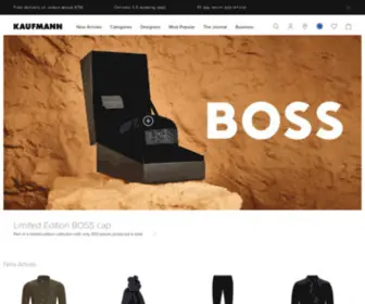 Kaufmann-Store.com(Menswear online) Screenshot