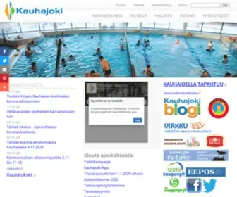 Kauhajoki.fi(Kauhajoen kaupunki) Screenshot