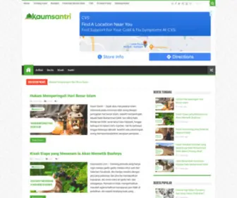 Kaumsantri.com(Kaum Santri) Screenshot