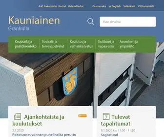 Kauniainen.fi(Kauniaisten kaupunki) Screenshot