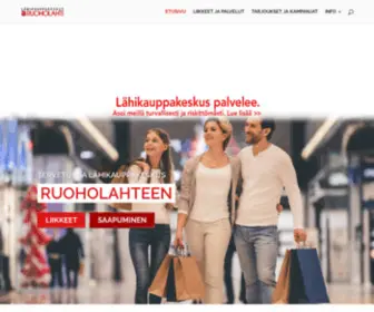 Kauppakeskusruoholahti.fi(Kauppakeskus Ruoholahti) Screenshot