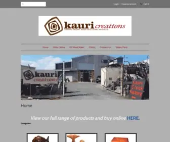 Kauricreations.com(Kauri Creations An Innovations) Screenshot