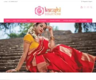 Kaushicollections.com(Online sareee boutique) Screenshot