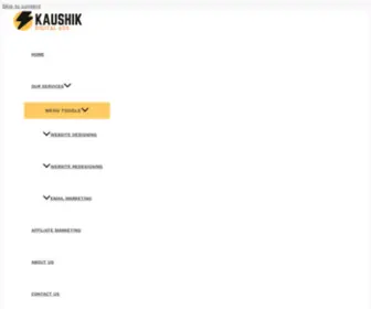 Kaushikdigitalads.com(Kaushik Digital Ads) Screenshot