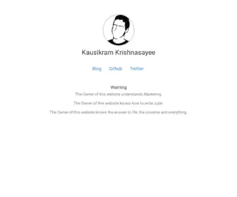 Kausikram.in(Kausikram) Screenshot