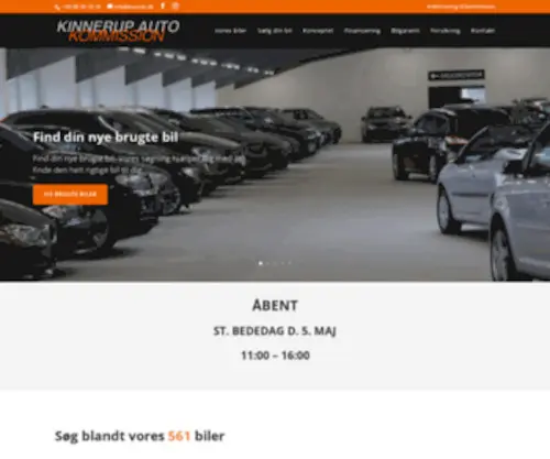 Kautok.dk(Kinnerup Auto Kommission A/S) Screenshot