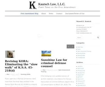 Kautschlaw.com(Kautsch Law) Screenshot