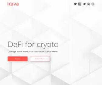 Kava.io(Leading The World To Web3) Screenshot