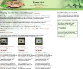 Kavabyrex.com(Kava by Rex catalog page) Screenshot