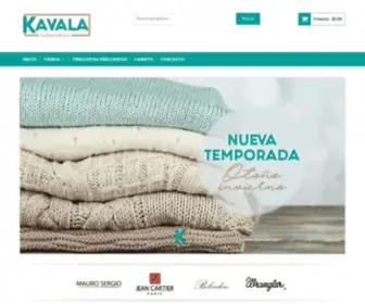 Kavalaindumentaria.com.ar(Inicio) Screenshot