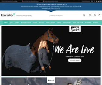 Kavalio.de(Dein Reitsport Online Shop) Screenshot