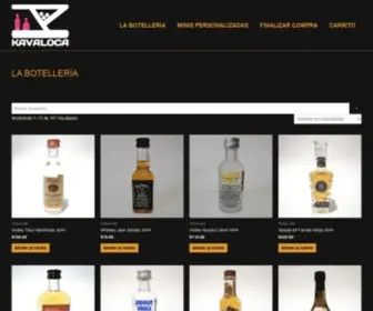 Kavaloca.com(Especialistas en minis de licor) Screenshot