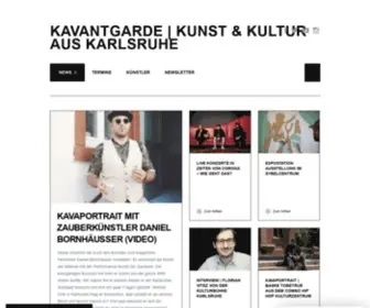 Kavantgar.de(Kavantgarde Karlsruhe) Screenshot