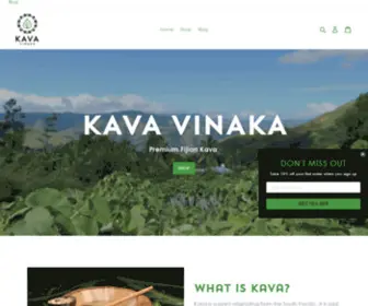 Kavavinaka.com(Kava Vinaka) Screenshot