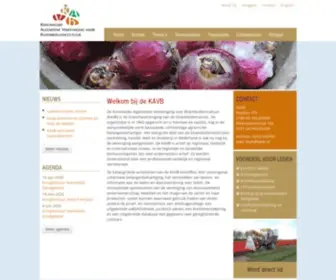 Kavb.nl(De Koninklijke Algemeene Vereeniging voor Bloembollencultuur (KAVB)) Screenshot