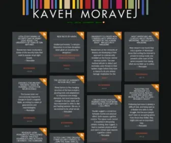 Kavehmoravej.com(/home) Screenshot