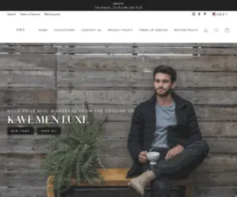 Kavemenluxe.com(KM LuXe) Screenshot