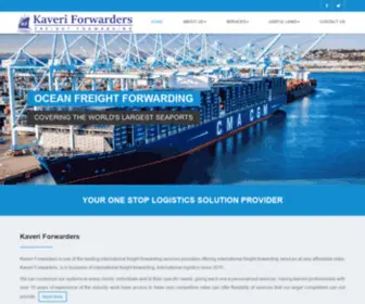 Kaveriforwarders.com(Bluepanel) Screenshot