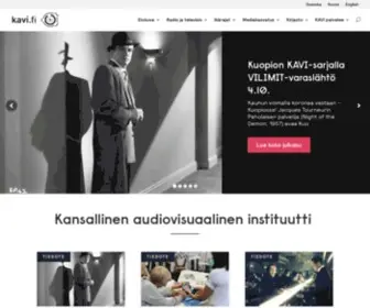 Kavi.fi(Kansallinen audiovisuaalinen instituutti) Screenshot