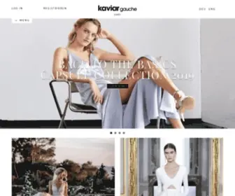 Kaviargauche.com(Kaviar Gauche) Screenshot