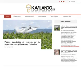 Kavilando.org(Kavilando es una apuesta colectiva que busca) Screenshot