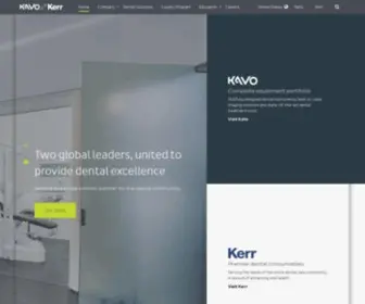 Kavokerrgroup.com(KaVo Kerr) Screenshot