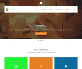 Kavoku.com(Software Development Services) Screenshot