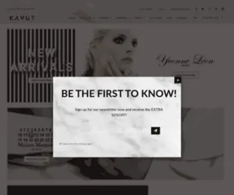 Kavut.com(Online Luxury and Designer Jewelry Shop) Screenshot