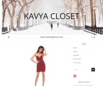 Kavyacloset.com(Kavya Closet) Screenshot