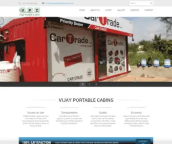 Kavyainfra.in(Portable Cabins manufacturer in Rajasthan) Screenshot