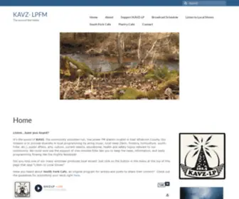 Kavz.org(LPFM) Screenshot